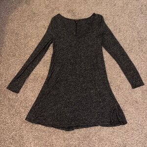 Express gray shifter dress
